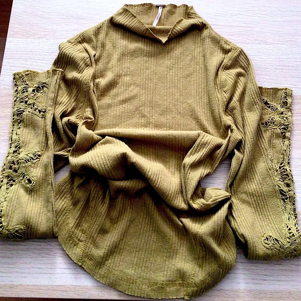 Free People Ready To Go Cuff Top